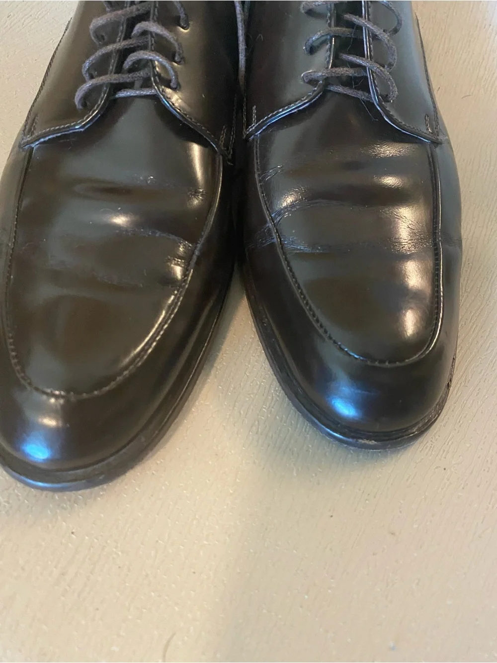 Via Spiga Derby oxford Leather Dress Shoes Made In Italy men 9 chocolate brown